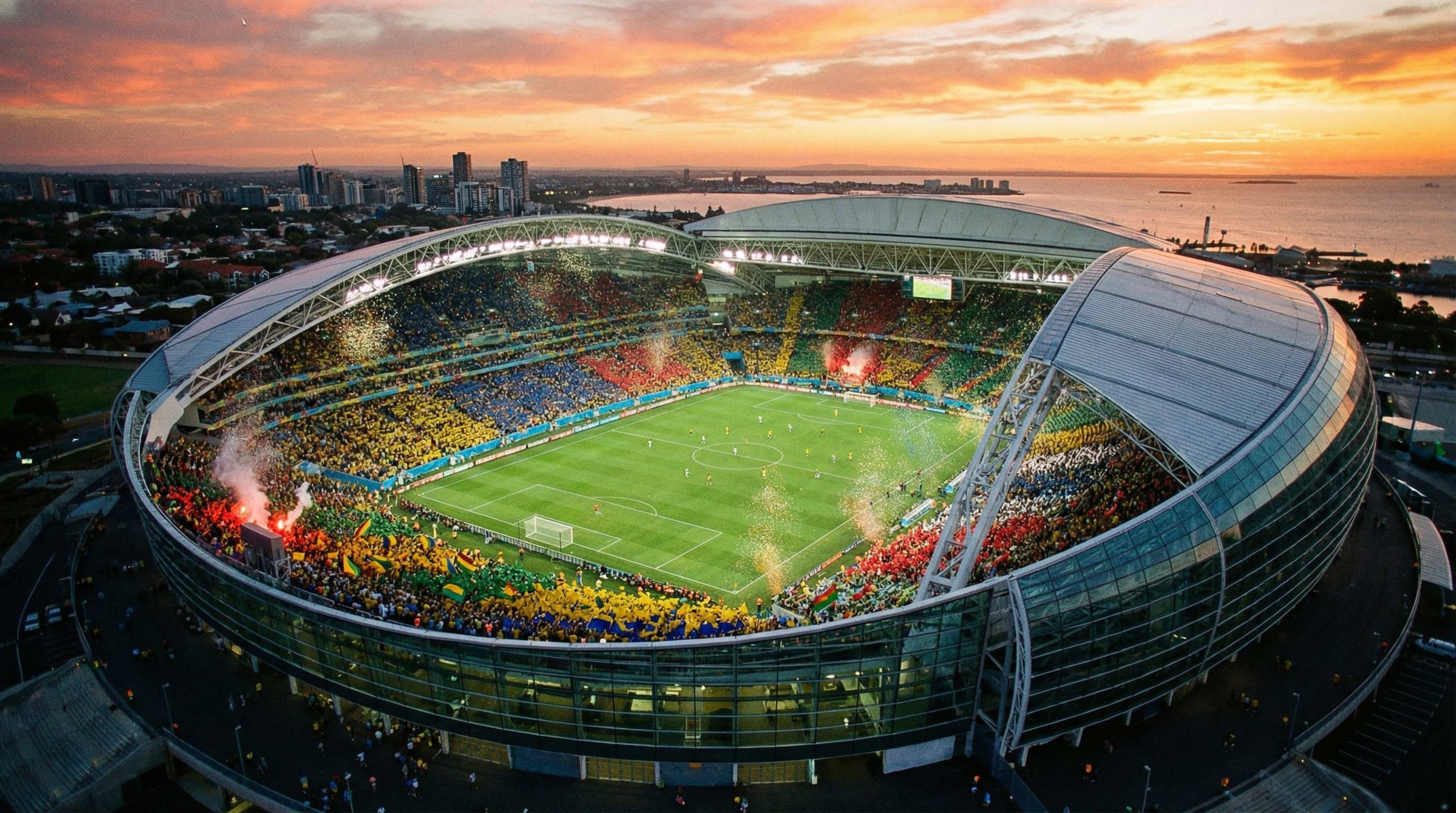 Flygvy VM 2026 stadion